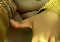 Horny Ebony Girl Fingers Wet Pussy in Intense Solo Session