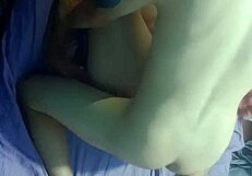 Amateur Natural Tits Exposed During Intimate Sensual Missionary Position in Bed