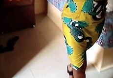 Damn, Congolese whore hunts her massive bbc fuckboy for deepthroat action!