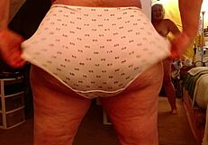 Whoa curvy mature dawnskye shakes huge natural tits in panty parade flashing wet pussy?