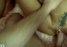 Two screaming milfs share huge cum loads in muscular hardcore homemade full movie orgy