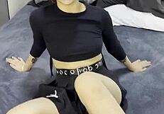 oh man, this tiny emo goth teen 18+ interview got me so excited for her creampie