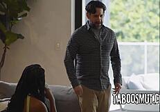 hey dude pervy stud pounds cheating girlfriend's stepsister doggystyle cowgirl