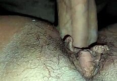 she bends me over i cum on his cock then he creampies me deep