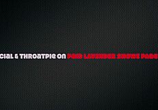 Emo Goth Babe Deepthroats Huge Cock in Contest Face Fucks Sloppy Blowjob for Creampie Cumshot Facial