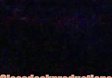 Black-light secret model casting ripped clothes for rough oral