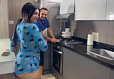 Mia Montielth Seduces Plumber In Pajamas For Rough Missionary Pussy Ride