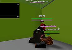 monster black cocks pounding nonstop in roblox combat girls fuck fest continuation!!
