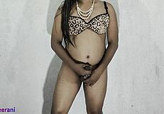 hey indian shemale, love that animal print crossdressing in part 1