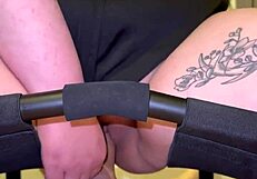 Riding my sex chair dick feels so good close up