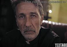 cheating busty milf rams mature priest cock begging forgiveness