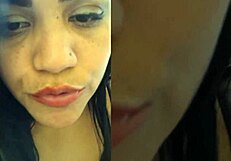 big titted brunette guides your jerk off hairy pussy explosion