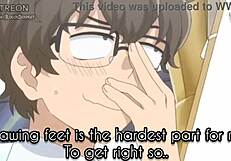 Tricked Teen Delivers Classroom Footjob Deception