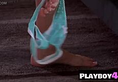 Kayla Love Soaks Up Passion in Steamy Striptease