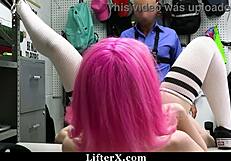 pervert mall cop rips clothes and punishes shoplifting teen in garage - lifterx