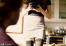 Liv Wild Deepthroats Seths Monster Cock Riding Doggystyle