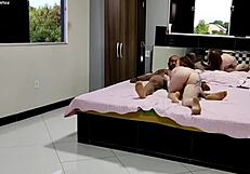 Blonde Milf Home from Party Craves Big Black Cock Fuck