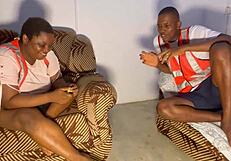 alphabaddie chats lead to bent over big black cock doggystyle cumshot