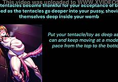 Crimson Commands Lost Girl in Rough BDSM JOI with Cum-Filled Double Penetration!