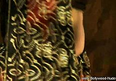 Eastern Indian Dancer Strips and Exposes Curves