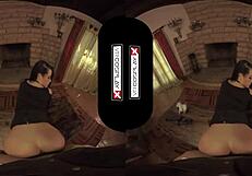 vr cosplay x: fucking hot sorcerer katrina jade's pierced tits pov