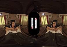 vr cosplay x: fucking hot sorcerer katrina jade's pierced tits pov