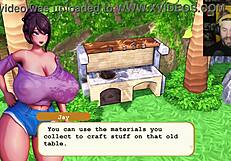 Kicked Out for Secret Shower Squirting Sin with Big Tits