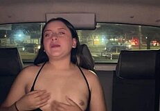i let my driver fuck me raw in the car and he creampied inside no condom