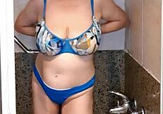 Huge Natural Tits Milf Mariaold Showers Naked