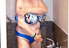 Huge Natural Tits Milf Mariaold Showers Naked