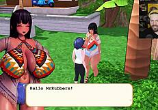 Kicked Out for Secret Shower Squirting Sin with Big Tits