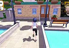 Kicked Out for Secret Shower Squirting Sin with Big Tits