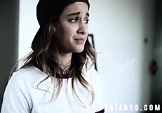 ignorant guy converts uma jade's lesbian stepsis