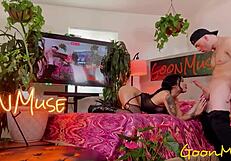 Avery Black's Petite Asian Pussy Takes Monster Black Cock After Deepthroat Blowjob