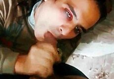 Mi novia deepthroats on balcony patio, irreversible sin throat gag update 95