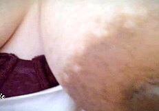 chubby housewife with huge tits masturbates her wet puffy pussy solo