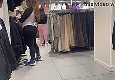 oh damn that round latina booty looks so hot thru see-thru leggings i cant stop staring ughh