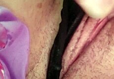 hazey teases clit through wet panties stuffing play
