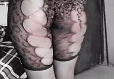 Petite Dee Wanks Her Sexy Ass Package Hard And Happy