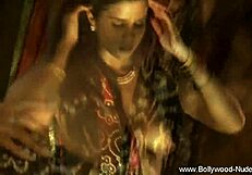 Eastern Indian Dancer Strips and Exposes Curves