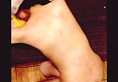 oh god, punishing my japanese slave wife's ass with hot candle wax hurts so good