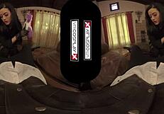 vr cosplay x: fucking hot sorcerer katrina jade's pierced tits pov