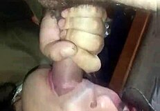 Mi novia deepthroats on balcony patio, irreversible sin throat gag update 95