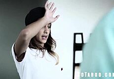 ignorant guy converts uma jade's lesbian stepsis