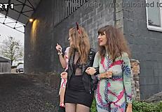 Alice Maze Irogenia Lyna Jade Coquette Halloween Lesbian Ass Lick Strapon Orgy Episode 1