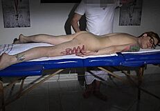 i'm foxy sanie loving this relaxing massage on the table