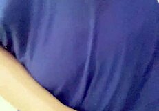 Pinay wife teases big milky boobs and tight hairy pussy in shower