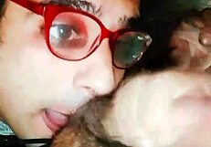 Mi novia deepthroats on balcony patio, irreversible sin throat gag update 95