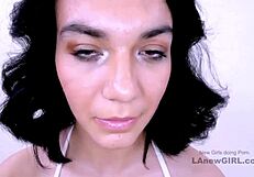 can a shy brunette teen model handle daddy's cock in her fake audition fuck session?