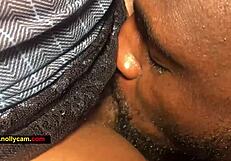 Your cock rolling on my clit drives me wild while you suck tits and lick pussy crazy